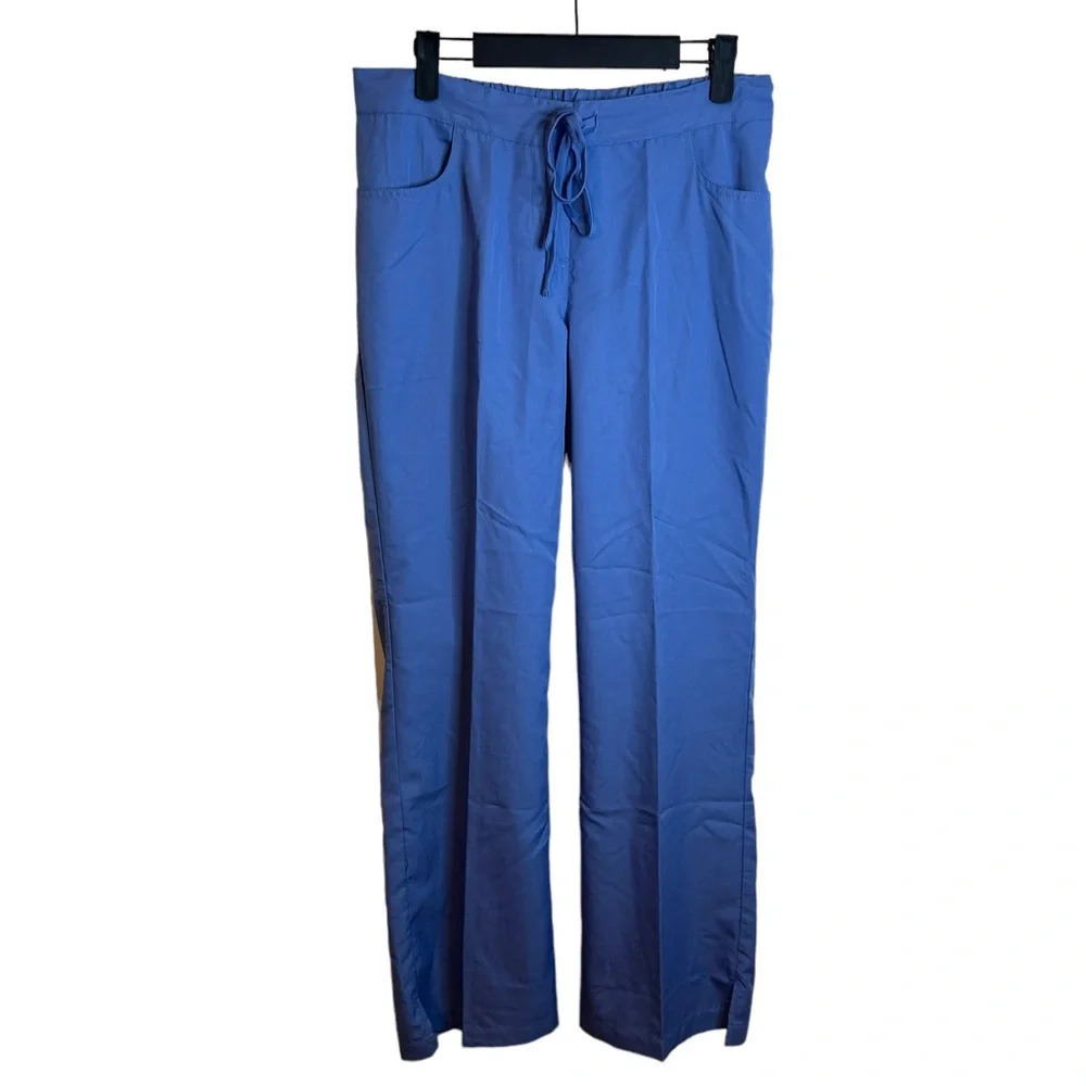 NWT SCRUBOLOGY WOMENS BLUE SCRUB PANTS